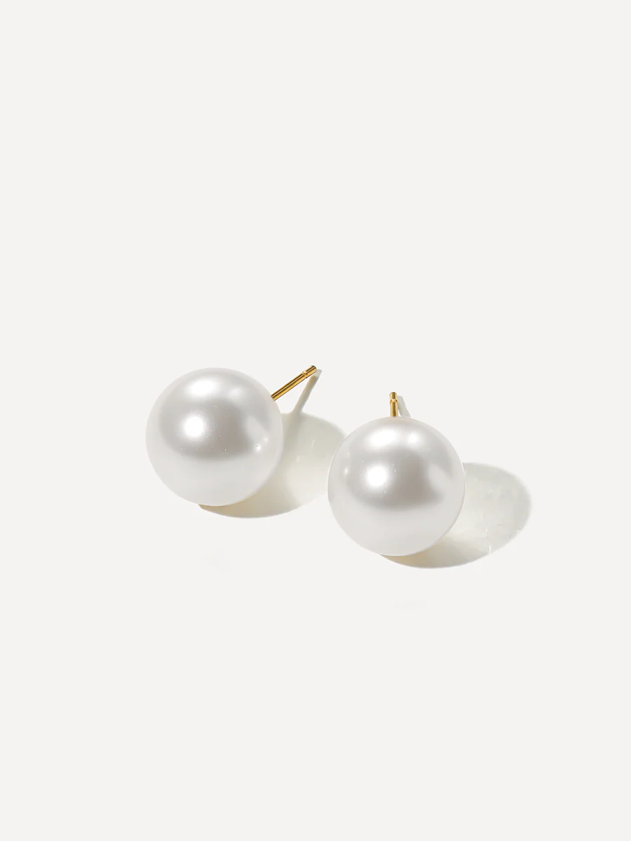 Serene Pearl White Ohrringe