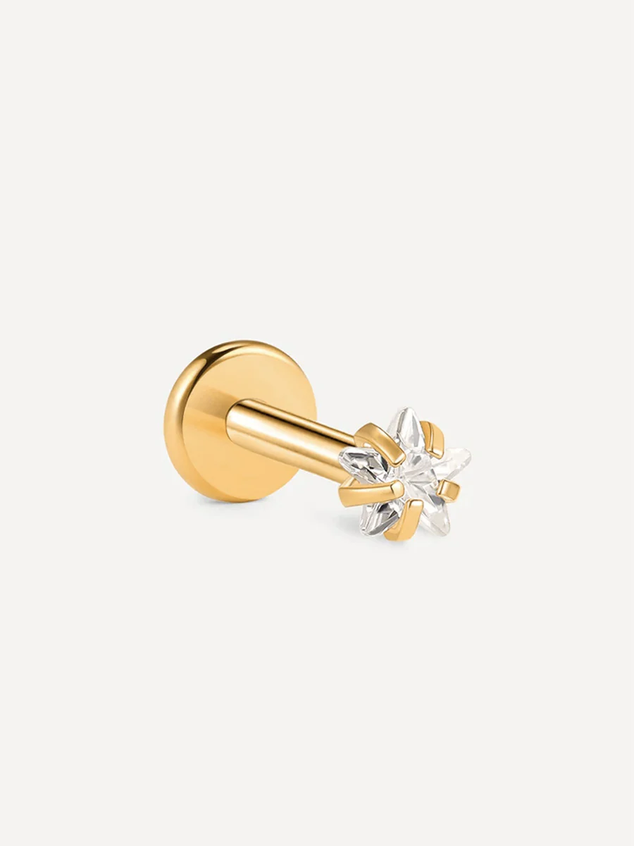 Celestial Solitaire Star Titan Piercing - Image 6