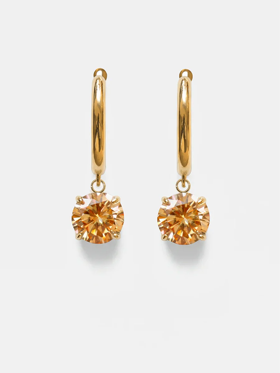 Crystal Delight Champagne Ohrringe - Image 19