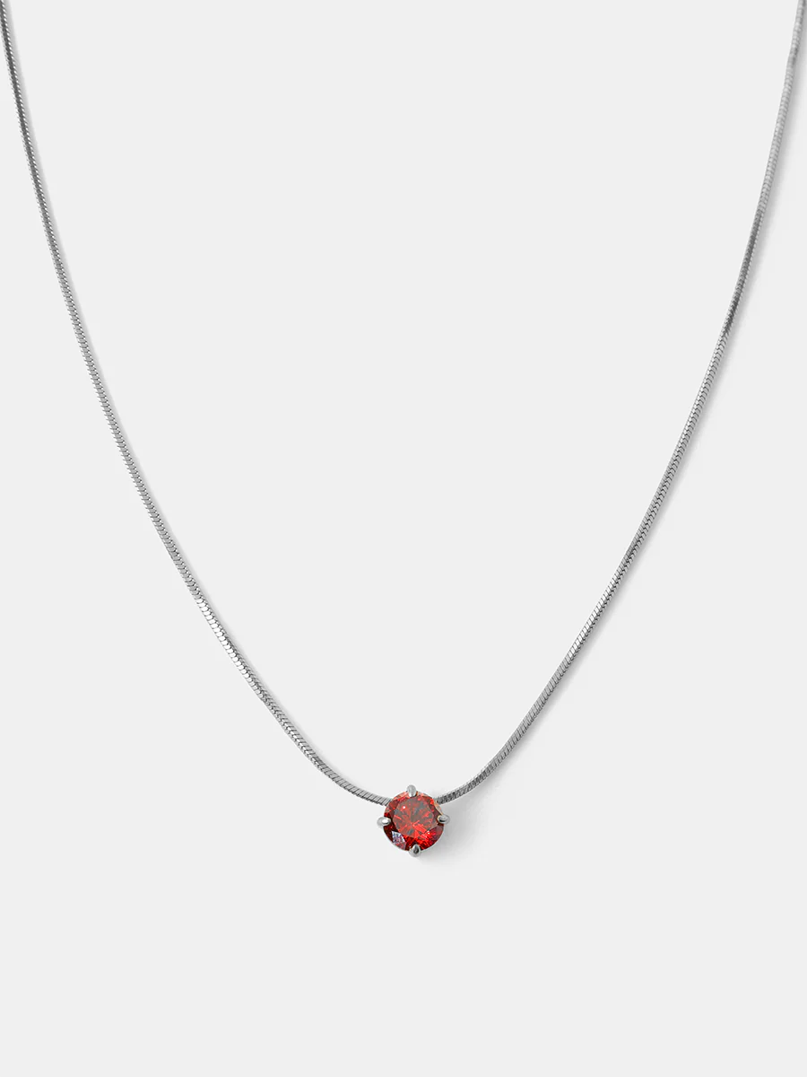 Crystal Delight Dark Red Kette - Image 17