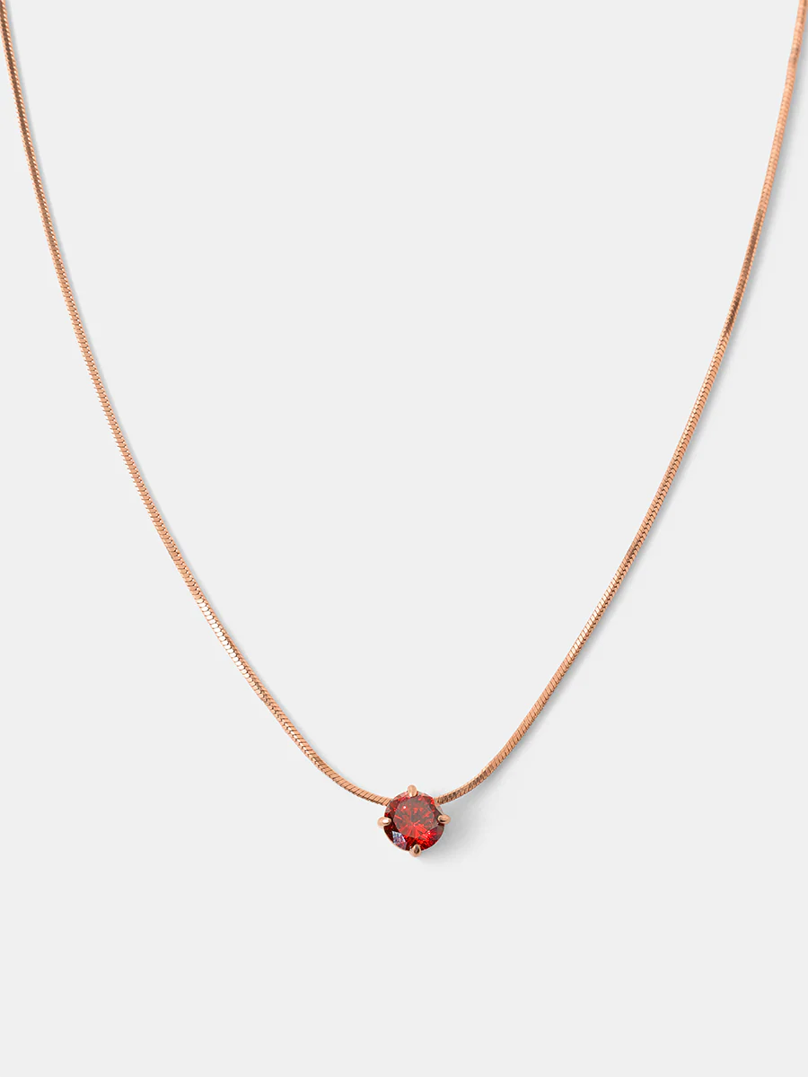 Crystal Delight Dark Red Kette - Image 18