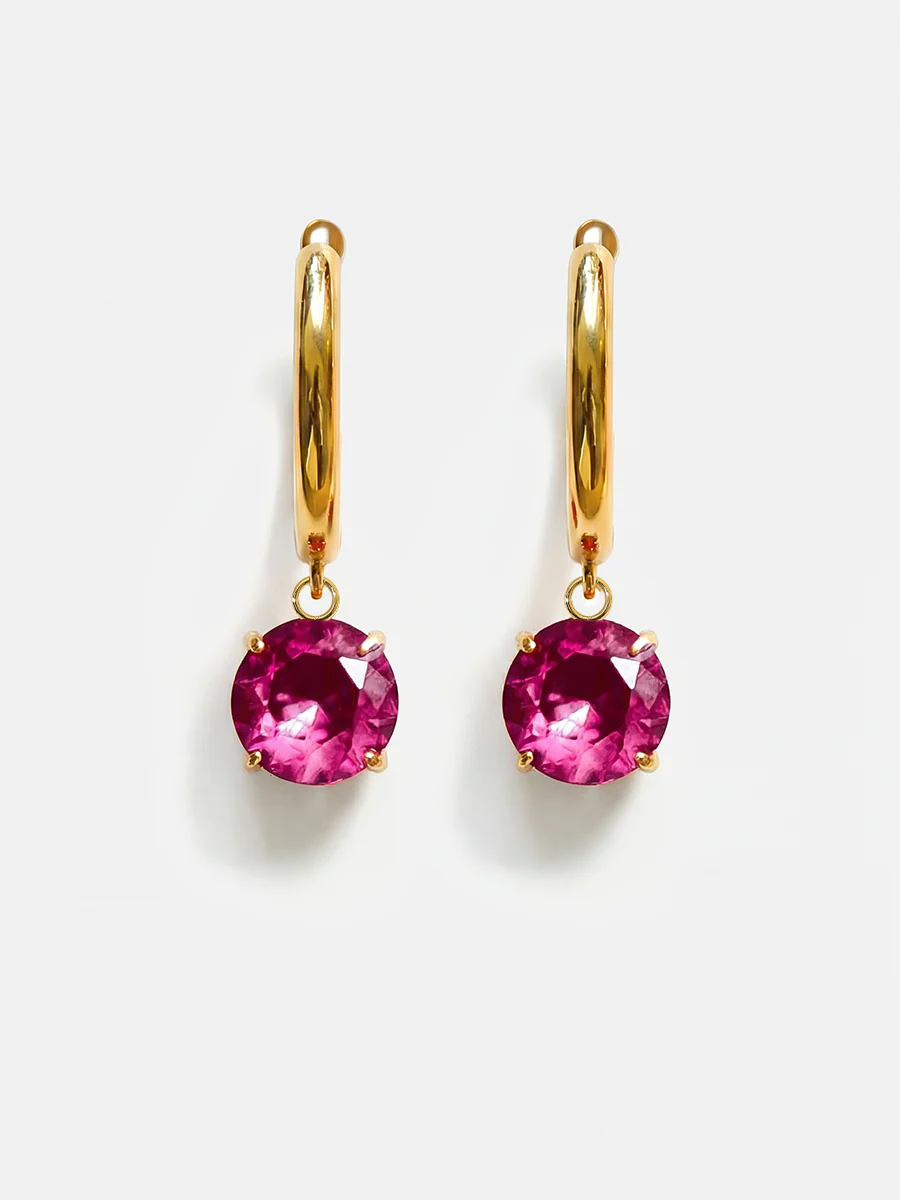 Crystal Delight Ruby Ohrringe