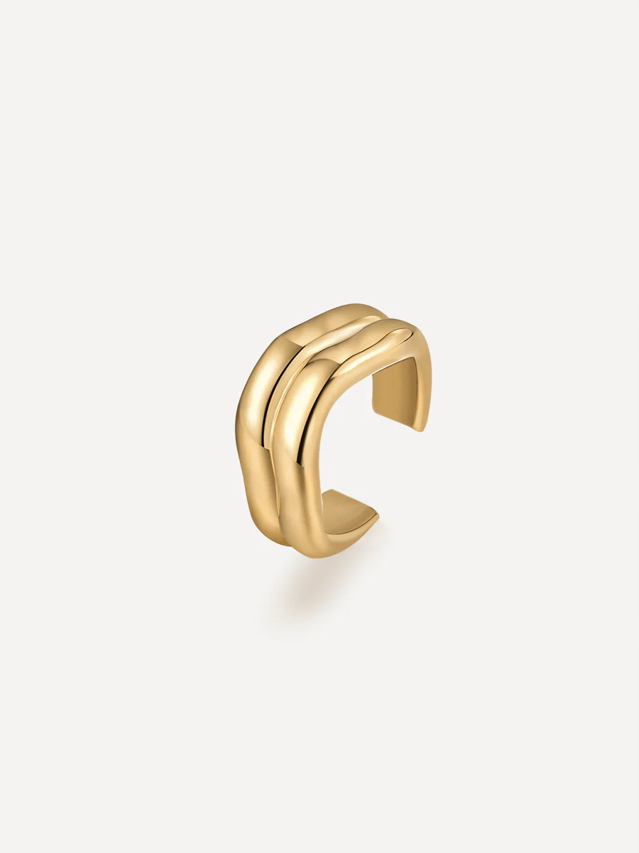 Curvy Wave Earcuff - Image 4