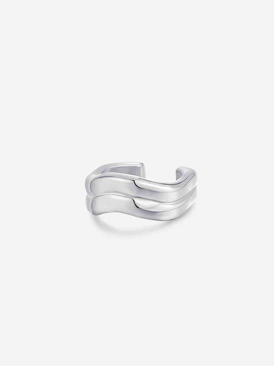 Curvy Wave Earcuff - Image 6