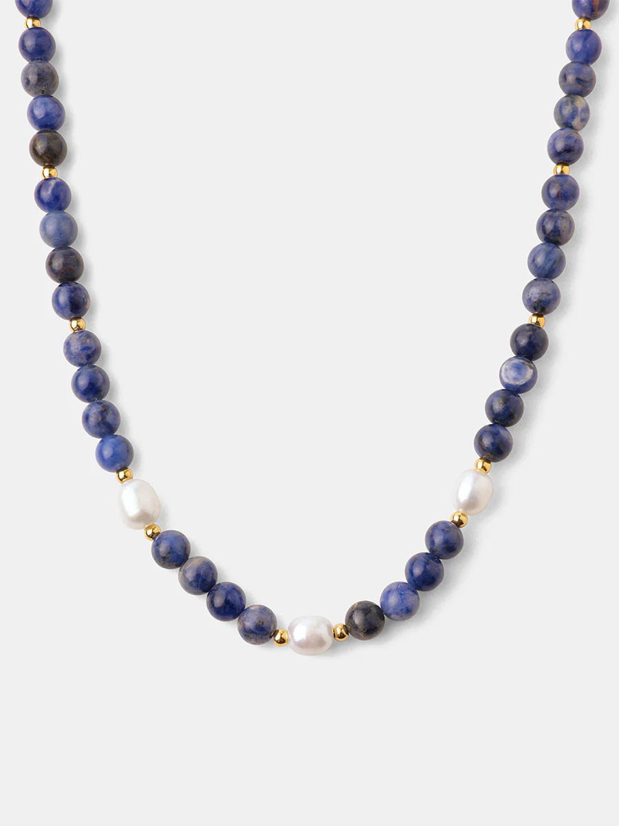Dawn Pearl Dark Blue Kette