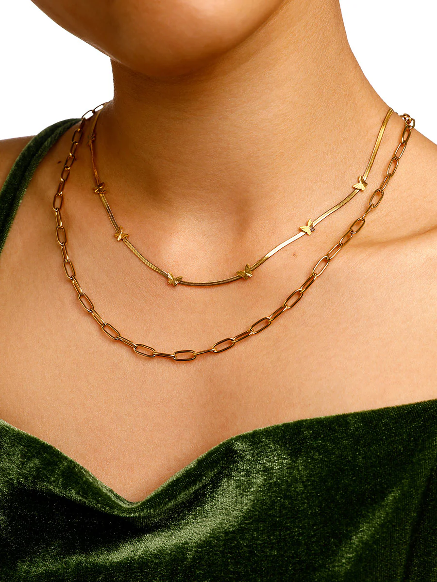 Delicate Butterfly Kette - Image 2