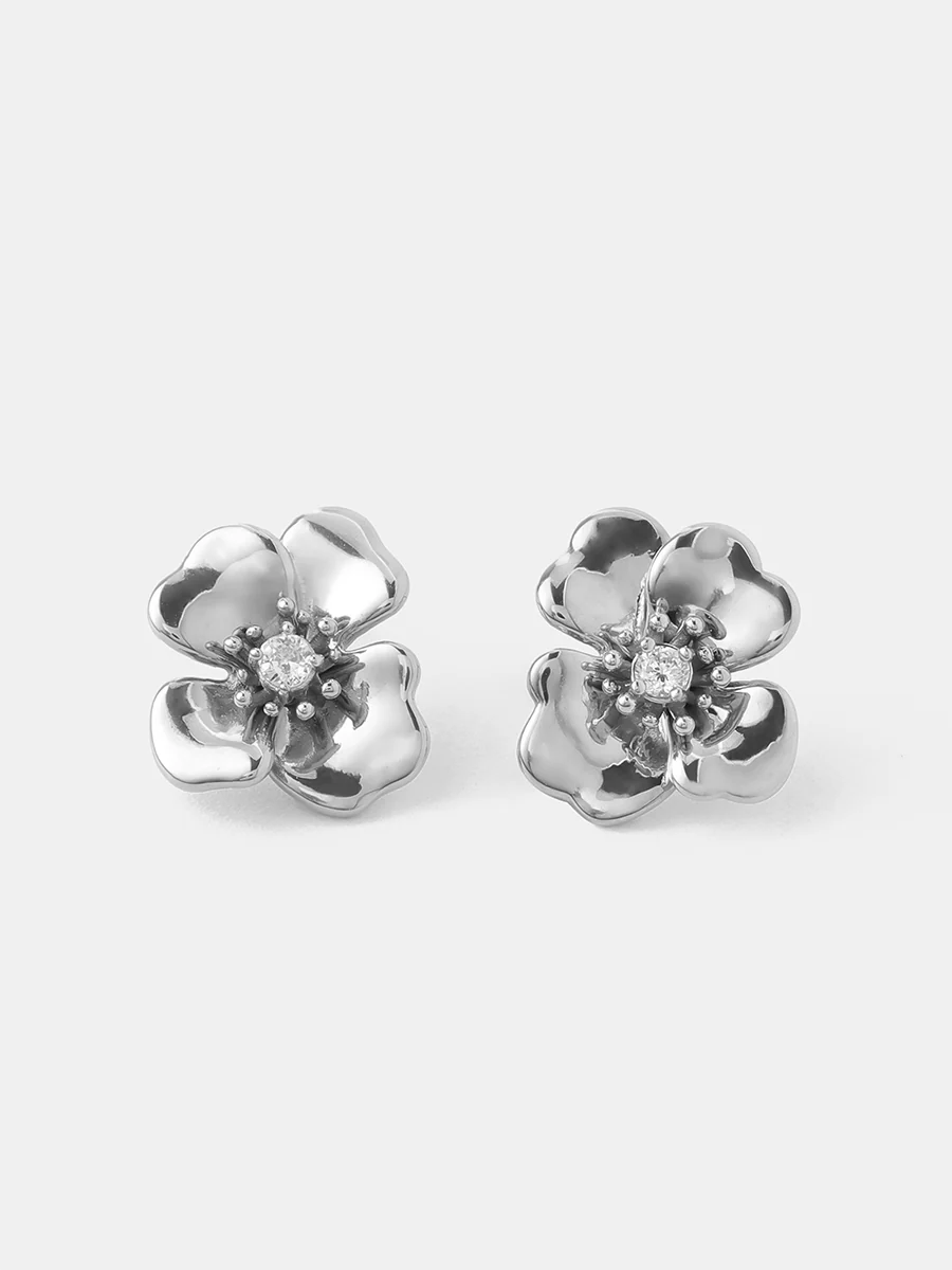Floral Sparkle Ohrringe - Image 5