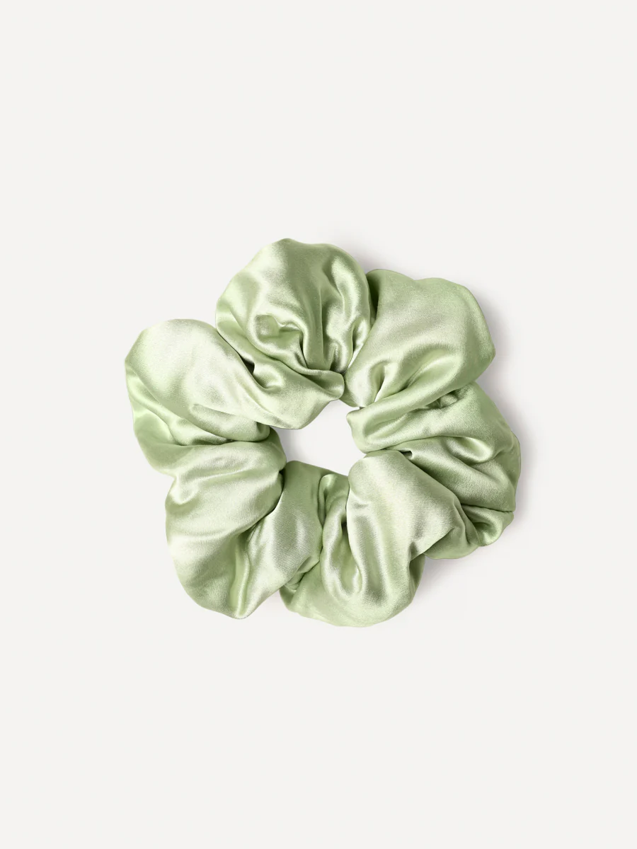 Fluffy Touch Pure Silk Scrunchie - Image 10