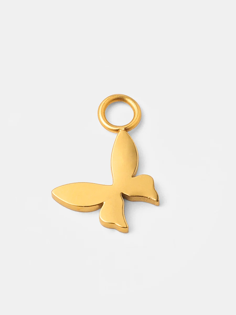 8,4x10,2mm Lyrical Butterfly Ohrring-Charm