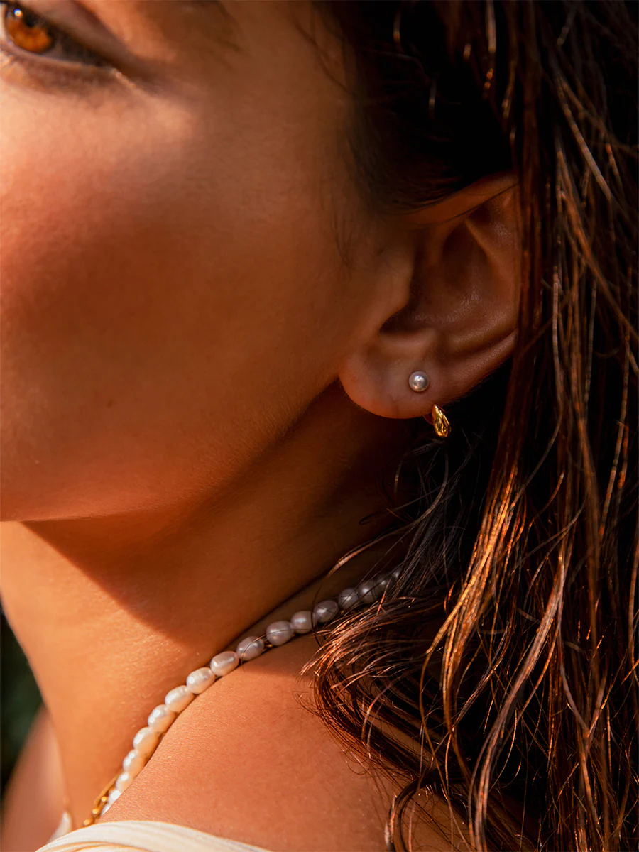 Ocean Drop Pearl Ohrringe - Image 2