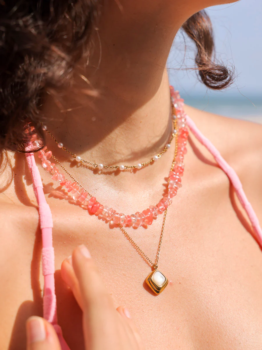Peach Cocktail Kette - Image 3