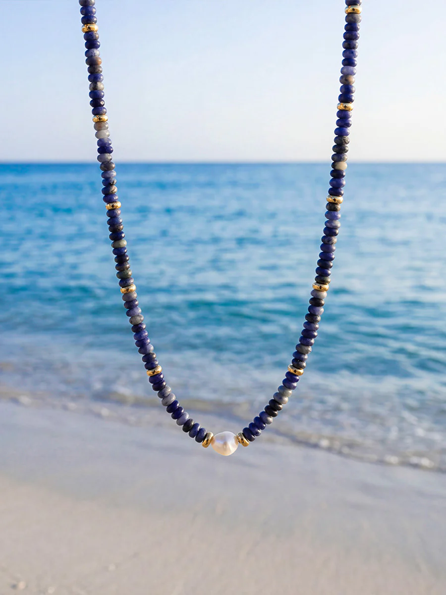 Pearl Dawn Dark Blue Kette - Image 4