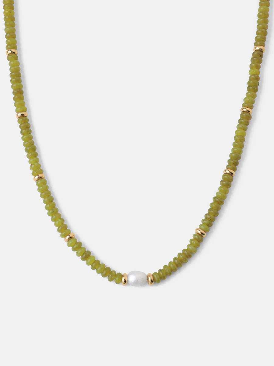 Pearl Dawn Dark Green Kette - Image 15