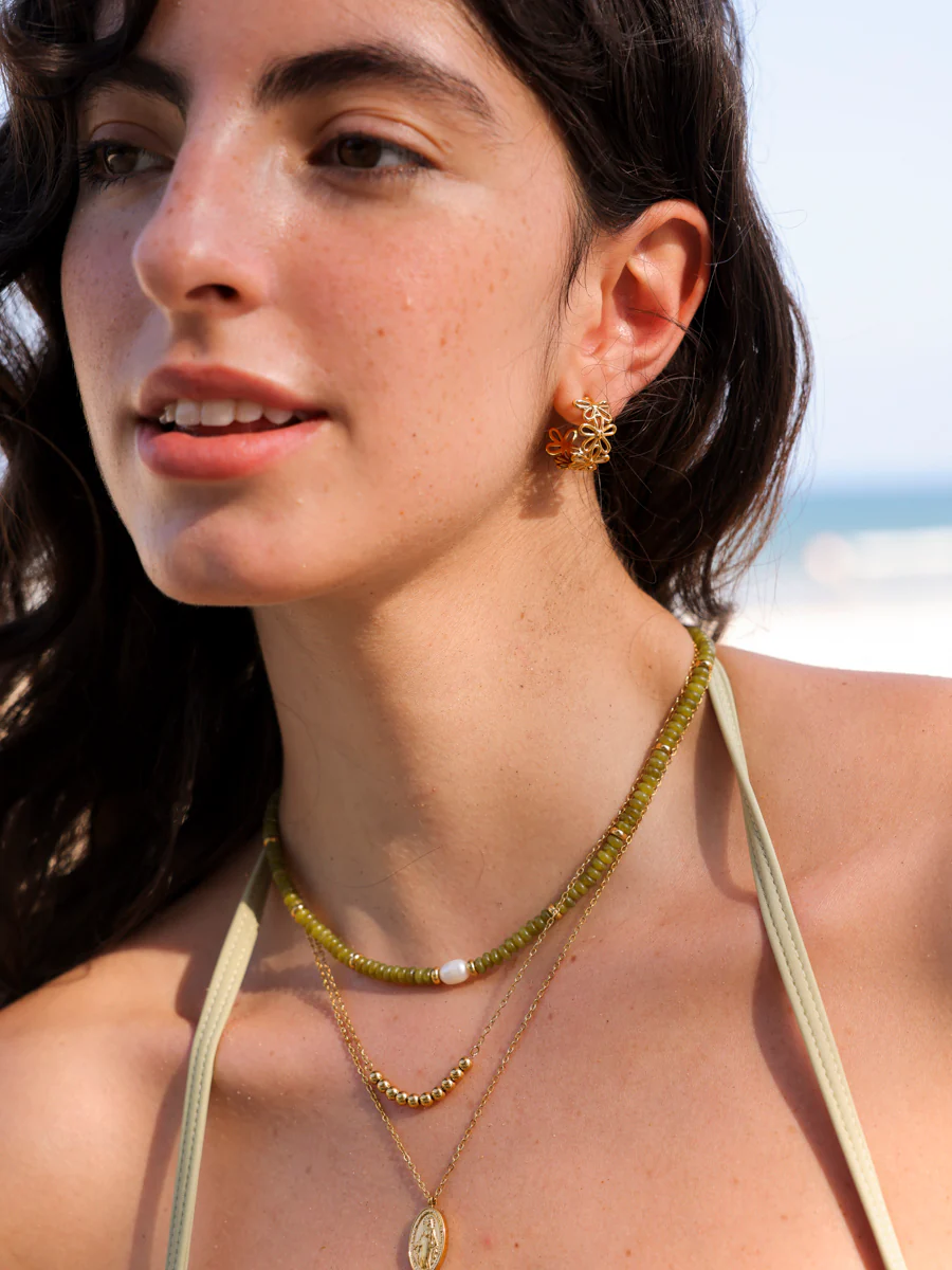 Pearl Dawn Dark Green Kette - Image 6