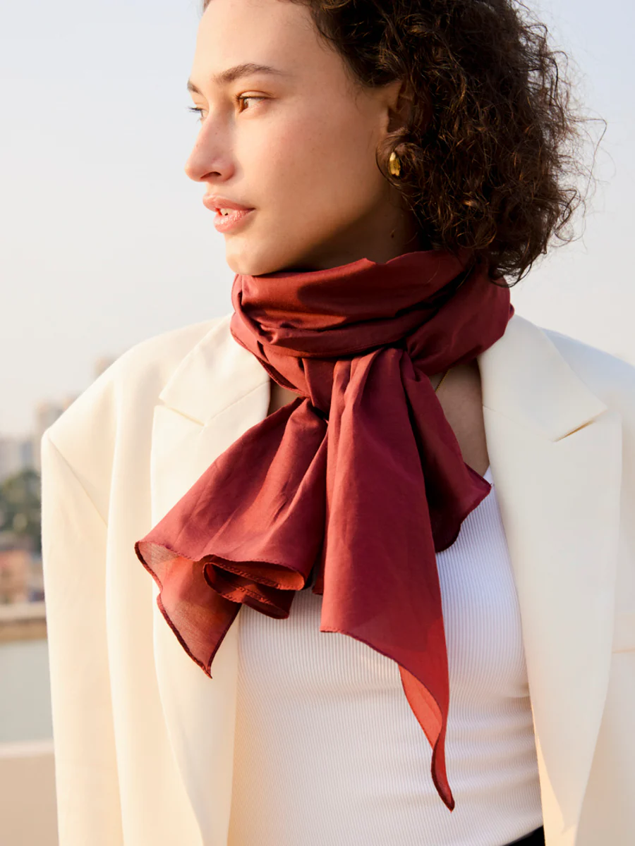 Pure Essence Dark Red Schal - Image 5