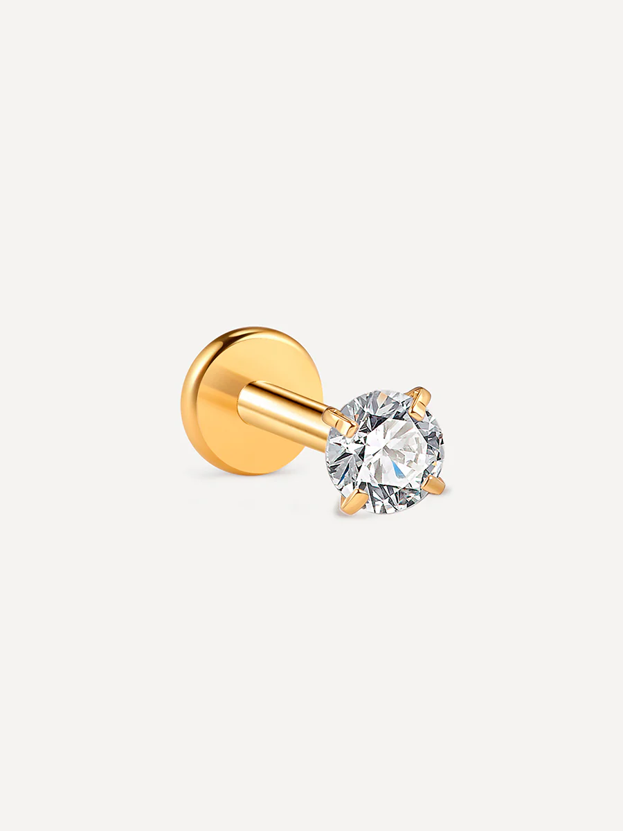 Round Spark Titan Piercing