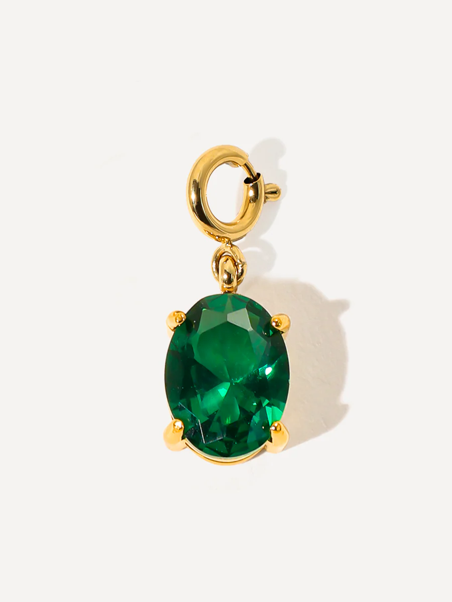 Shining Birth Emerald Ketten-Charm