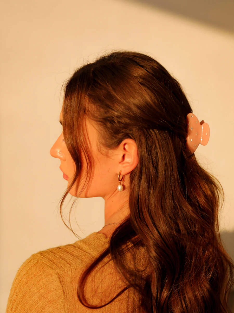 Shiny Pink Haarklammer - Image 3