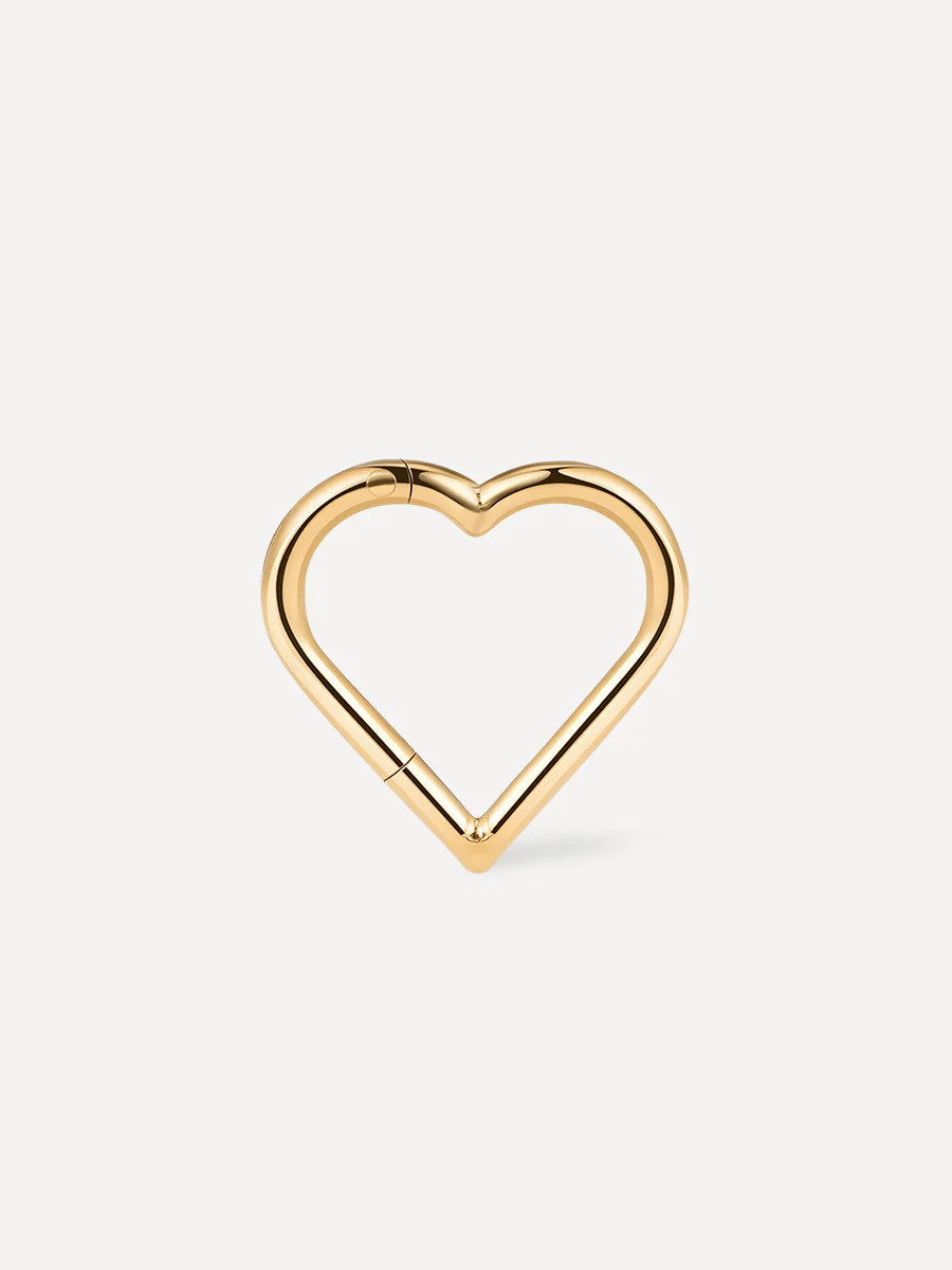 Simple Heart Titan Piercing - Image 9