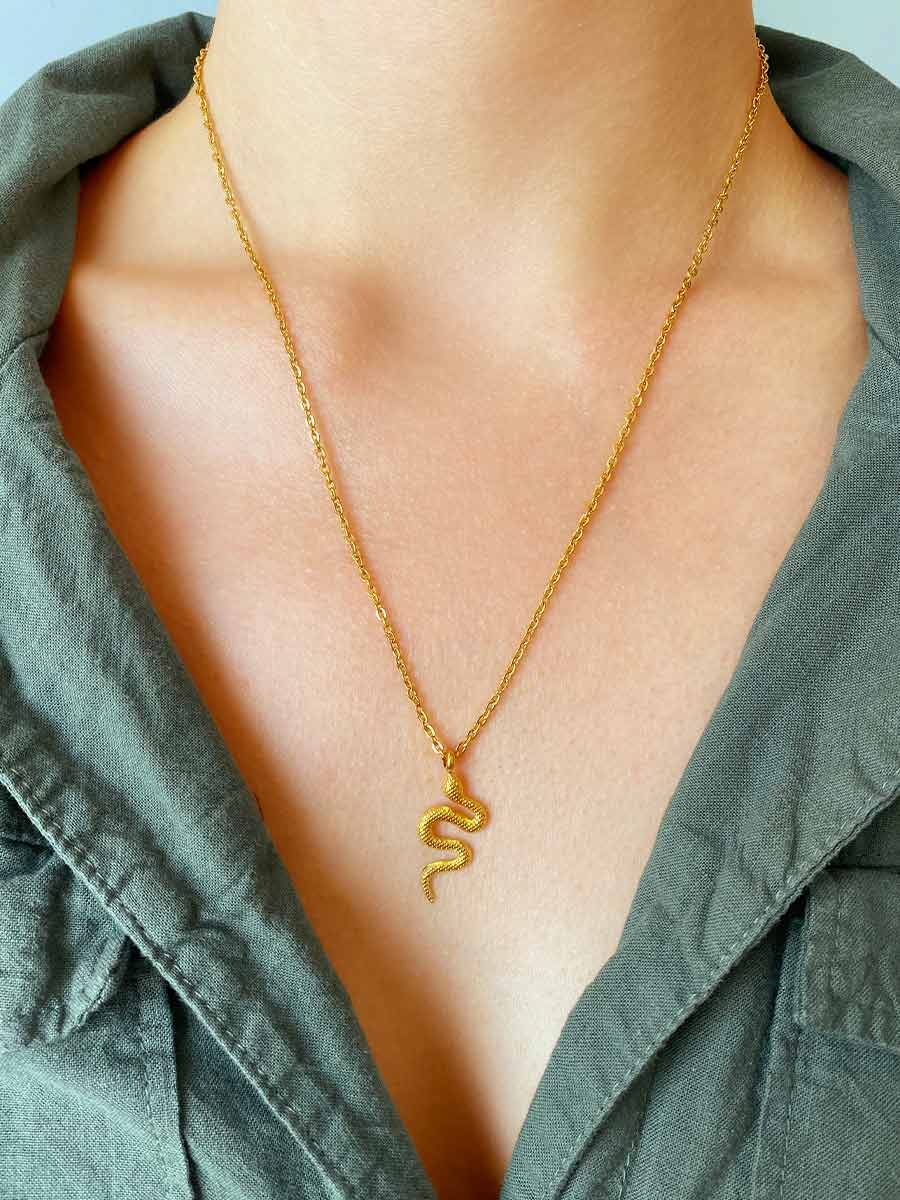 Snake Pendant Kette - Image 2