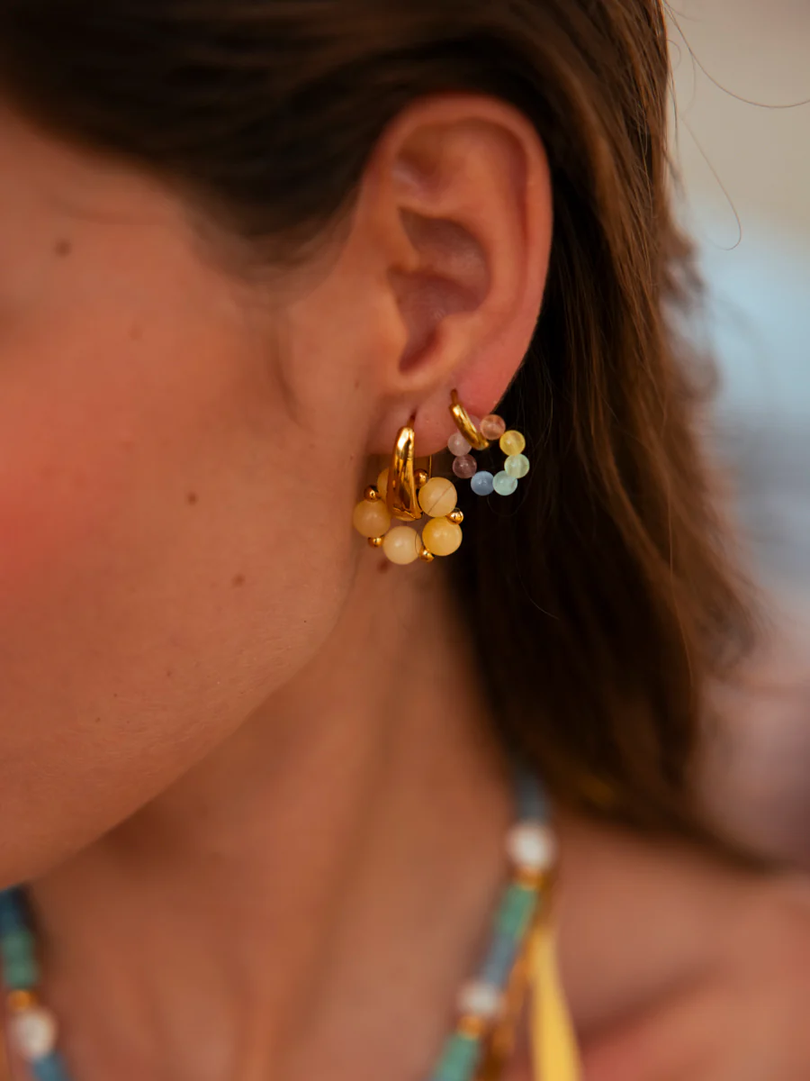 Large Hoops & Ohrring-Charms Bundle - Image 5
