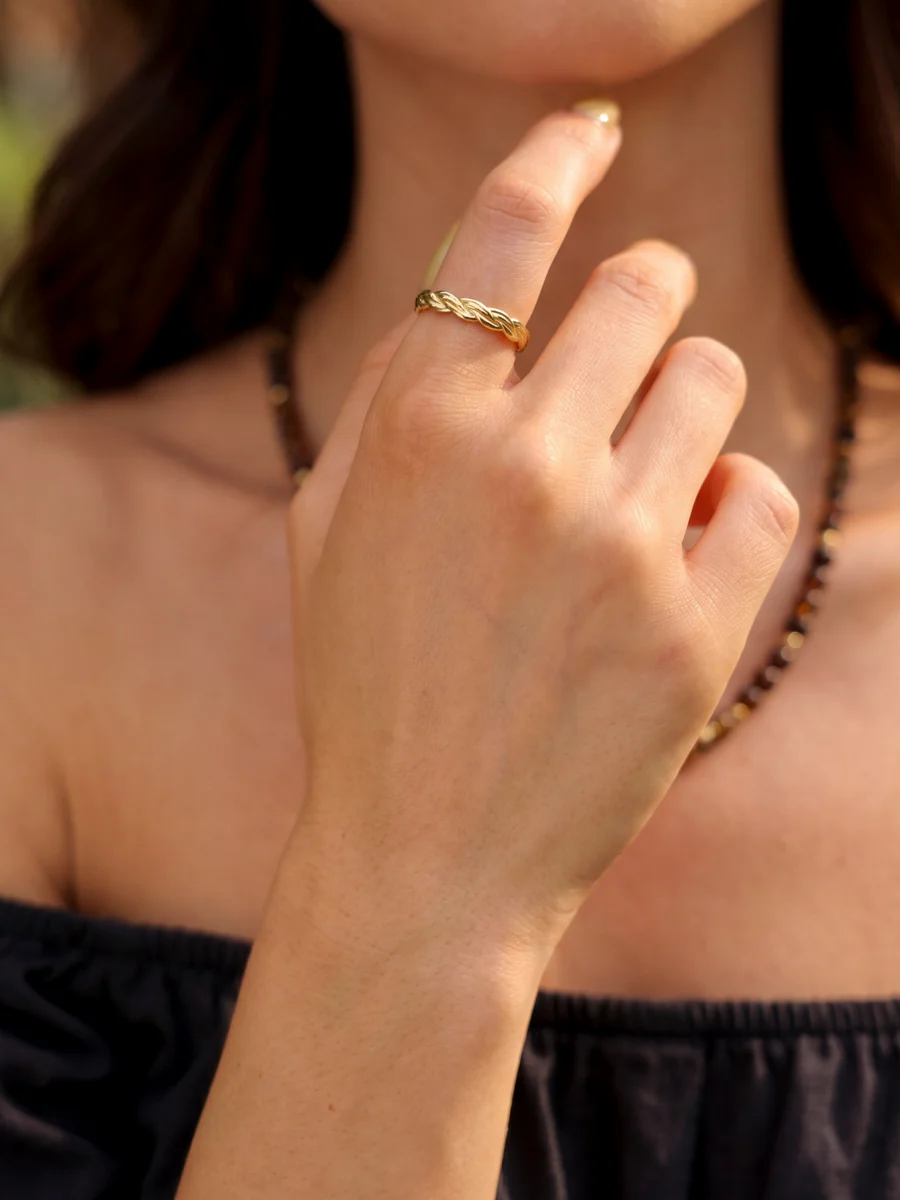 Textured Harmony Ring - Image 3