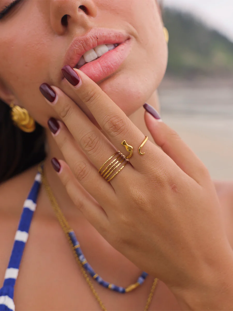 Textured Stack Ring - Image 2