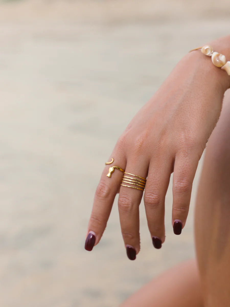 Textured Stack Ring - Image 3