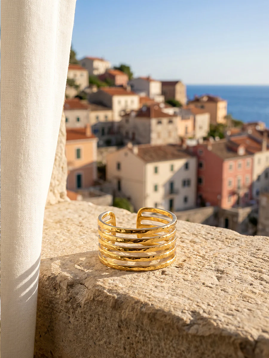 Textured Stack Ring - Image 4