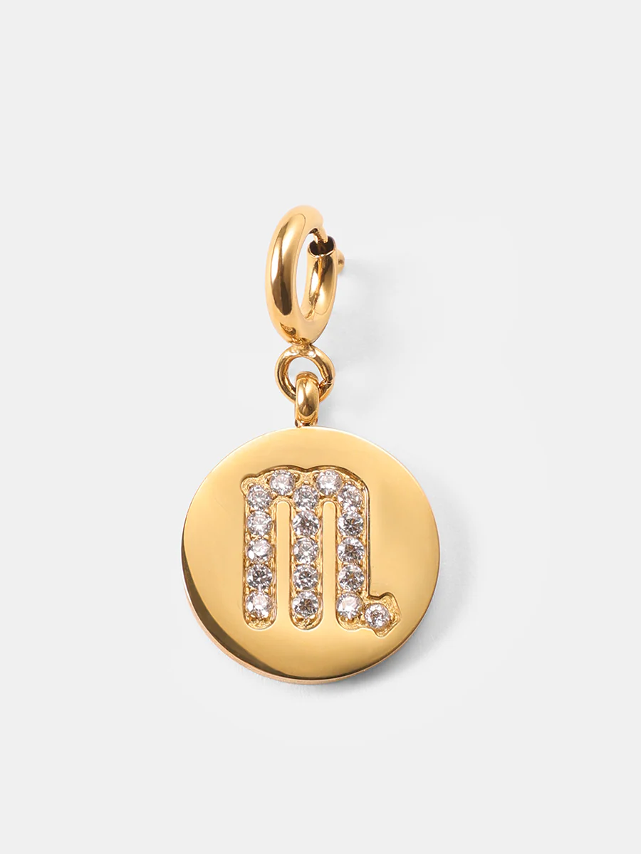 Twinkling Zodiac Ketten-Charm - Scorpio