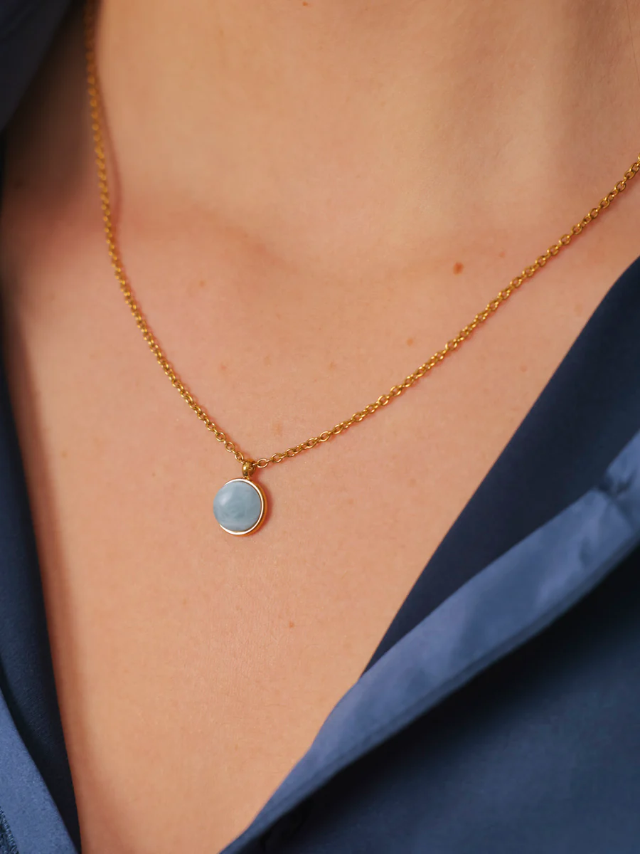 Wandering Wish Light Blue Kette - Image 3